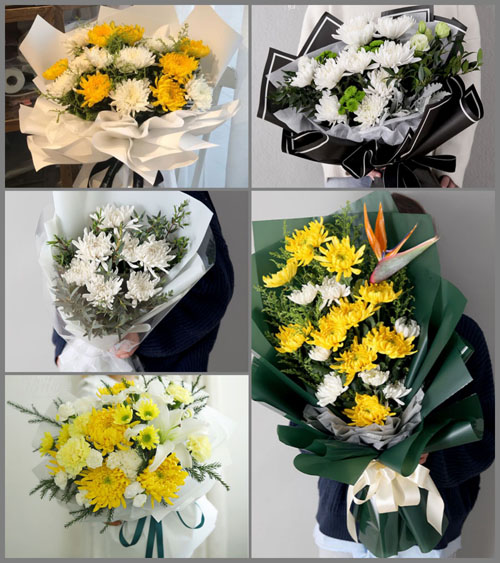 广东梅州市五华县周江镇红源村白事花束代送
